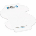 4" x 3" Die Cut Adhesive Notepad - Dollar Sign